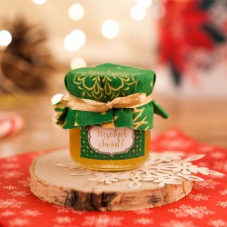 PREZENT świąteczny miód w słoiczku Zielone Święta