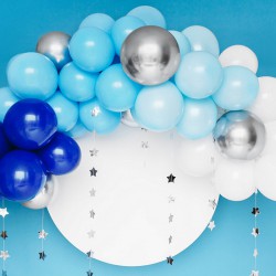 GIRLANDA balonowa zestaw 60 balonów+taśma Błękitna