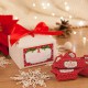 PUDEŁECZKO świąteczne z krówkami na prezent Z PODPISEM Czerwone Święta (+wstążka czerwona)