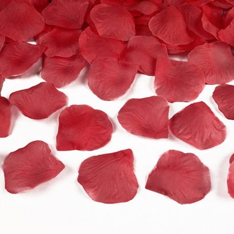 PŁATKI róż dekoracyjne na Walentynki 100szt CZERWONE