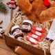 PREZENT świąteczny dla dziecka Z PODPISEM Opaska Reniferka, kubek i czekolada