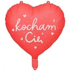 Balon foliowy na Walentynki Serce ''Kocham Cię''