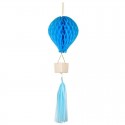 DEKORACJA na Baby Shower/ Narodziny wisząca w kształcie Balona Niebieska