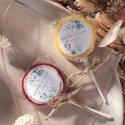 LIZAKI dla gości na wesele Niebieskie Kwiaty Z IMIONAMI 10szt (+etykiety)