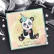 KARTKA urodzinowa Wesoła Panda (+koperta)