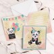 KARTKA urodzinowa Wesoła Panda (+koperta)