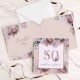 KARTKA z życzeniami na 50 urodziny (+koperta)