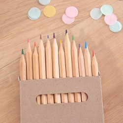 KREDKI ołówkowe dla dzieci 12 kolorów NIETOKSYCZNE
