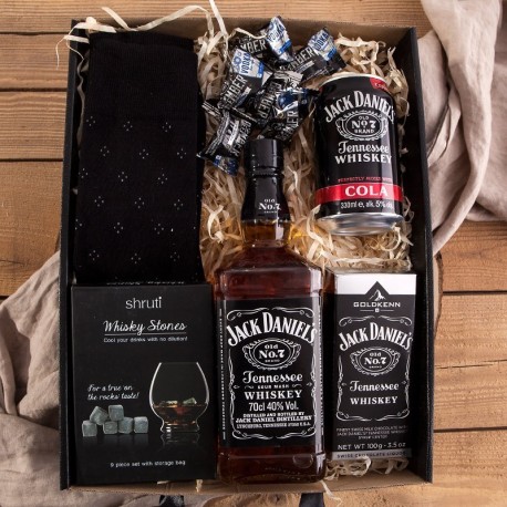 PREZENT świąteczny dla Niego Z PODPISEM Zestaw Jack Daniels GIGA