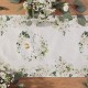 ZESTAW dekoracji stołu na Chrzest Białe Róże