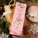 MEGA CZEKOLADA 300g w świątecznym opakowaniu dla dzieci Różowa Z PODPISEM