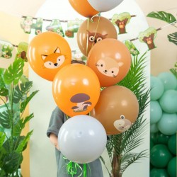 BUKIET z balonów na Roczek i urodziny Leśni Przyjaciele 8szt