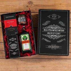 PREZENT dla Nauczyciela Jagermeister z kawą i słodyczami DUŻY MD10