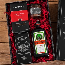 PREZENT dla Taty Jagermeister z kawą i słodyczami DUŻY MD10