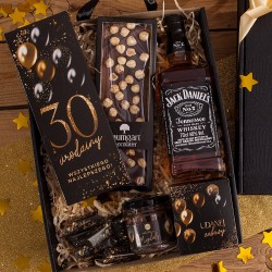 PREZENT na 30 urodziny Z IMIENIEM Zestaw Jack Daniels MEGA