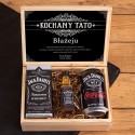 PREZENT dla Taty w skrzynce Z PODPISEM Jack Daniels PREMIUM