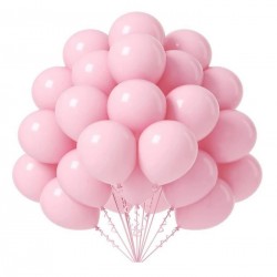 BALONY pastelowe różowe mocne 27cm 50szt Duża Paczka