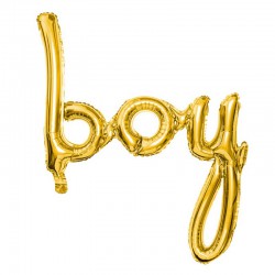 Balon foliowy Boy Złoty 63,5x74cm