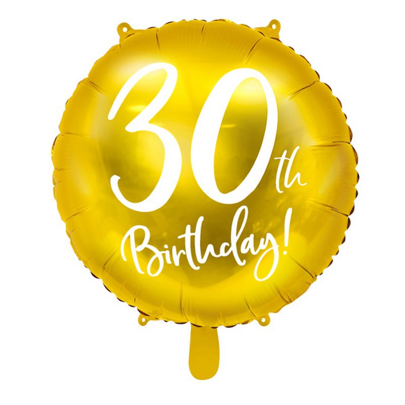 balony na 30 urodziny