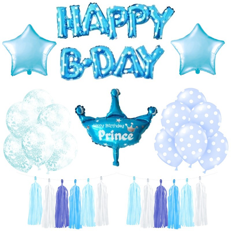 Zestaw balonów urodzinowych dla chłopca