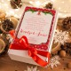 KOSZ prezentowy świąteczny Szampan+krówki z ŻYCZENIAMI od Ciebie Czerwony