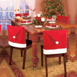 POKROWIEC na krzesło świąteczny Mikołaj