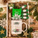 PREZENT świąteczny Kubek+miód+krówki Zielone Święta Z IMIENIEM