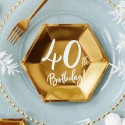 Dekoracje na 50 urodziny Czarno-Złote