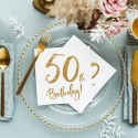 Dekoracje stołu na 50 urodziny 