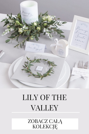 Dekoracje na Chrzest Lily of the Valley